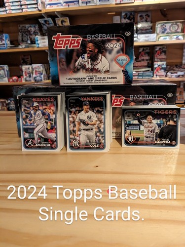 MLB 2024 TOPPS SERIES 1 ベースカード フルコンプ 2024 Topps Series 1 Baseball BASE CARDS You Pick-Complete