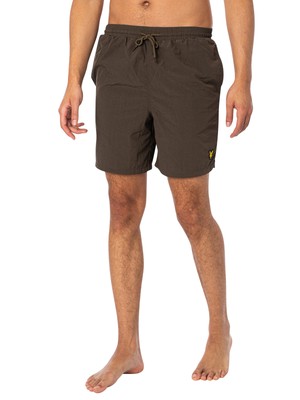 

Мужские однотонные шорты для плавания Lyle - Scott, зеленые, Зеленый, SH1204V-W485