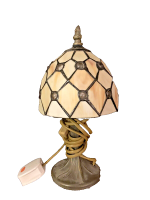 Widdop Bingham Tiffany Style Table Lamp Shade Stained Glass Art