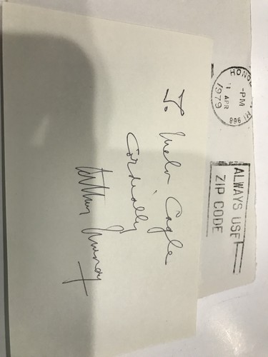 Arthur & Kathryn Murray Dance Instructors Autograph Index Cards