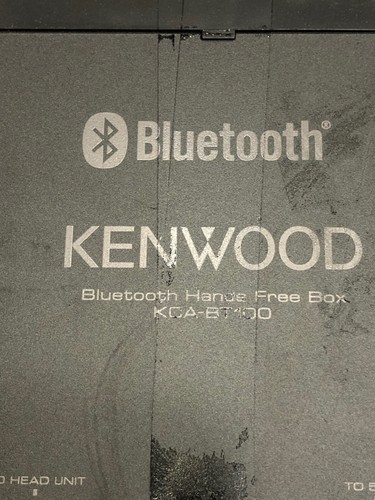 Kenwood KCA BT 100 KCA-BT100 Untested Sold As-Is Bluetooth Hands Free Box