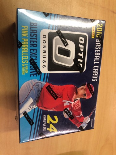 2018 Donruss OPTIC Baseball Trading Cards 24ct. Retail Blaster Box = Pink Prizm