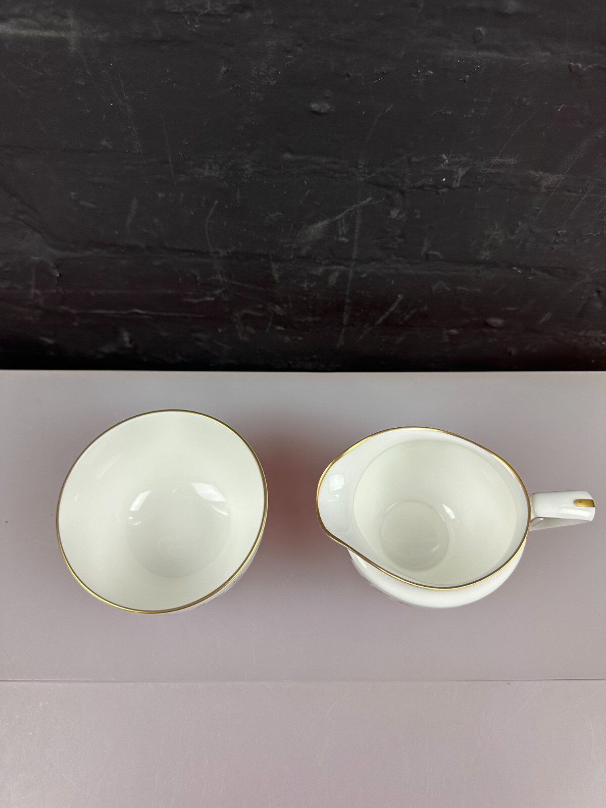 Royal Worcester June Garland Milk Cream Jug 3.25" and Open Sugar Bowl 3 Sets