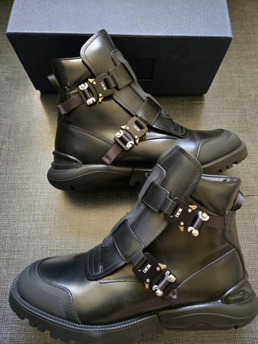 Dior Buckle Military Ankle Boots Orig. $1950! Men US 8/41 | eBay
