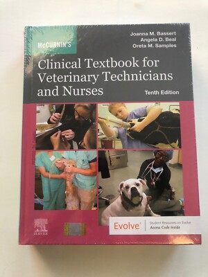 NEW McCurnin's Clinical Textbook Veterinary Technicians & Nurses Tenth Edition