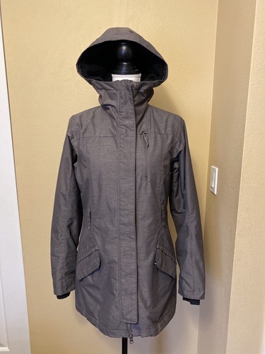 Columbia Omni-Heat Women's Size XS Gray Hood Full Zipper