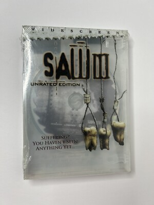 SAW III-  DVD New Sealed Unrated Widescreen