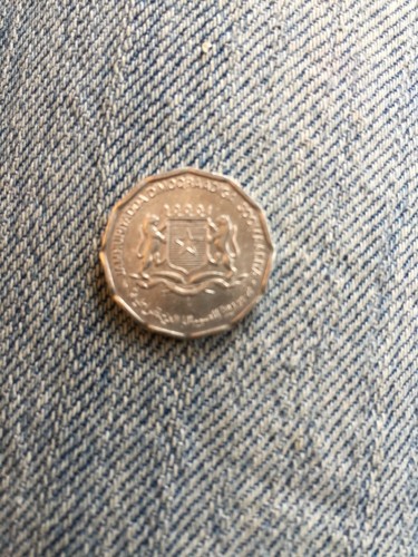 Old Somalia Coin - 1976 5 Senti - Brilliant Uncirculated