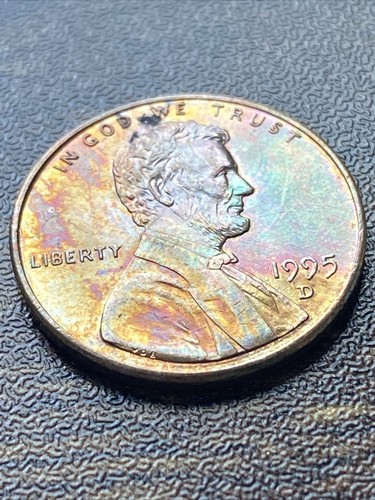 1995 D Lincoln Cent Penny Actual Coin One-of-a-kind