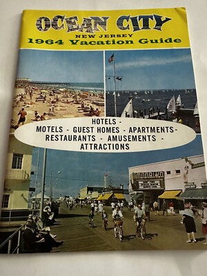 Ocean City, NJ 1964 Vacation Guide Very Rare Find Mint Never Used