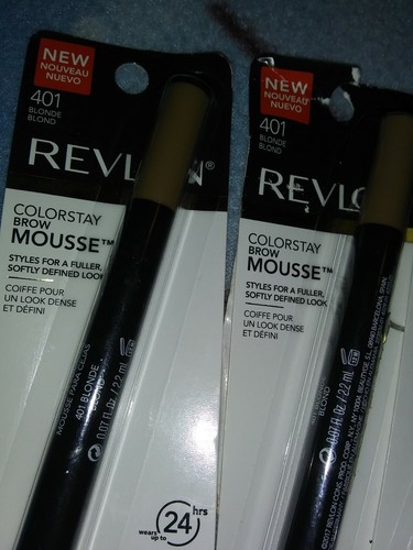 Lot 3 Revlon Colorstay Brow Mousse - # 401 Blonde  NEW