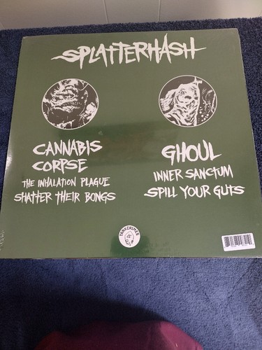 Cannabis Corpse Ghoul Split LP SPLATTERHASH Vinyl Record Sealed NEW