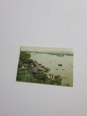 TOURISM CARDS TSINAN VINTAGE JET SPRING PARK GARGLE JADE SPRING FOUR PORTAL DAGO