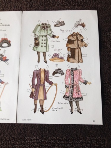 Vintage Pat Stall JAYNE & her Frocks, Paper Doll Uncut,1984