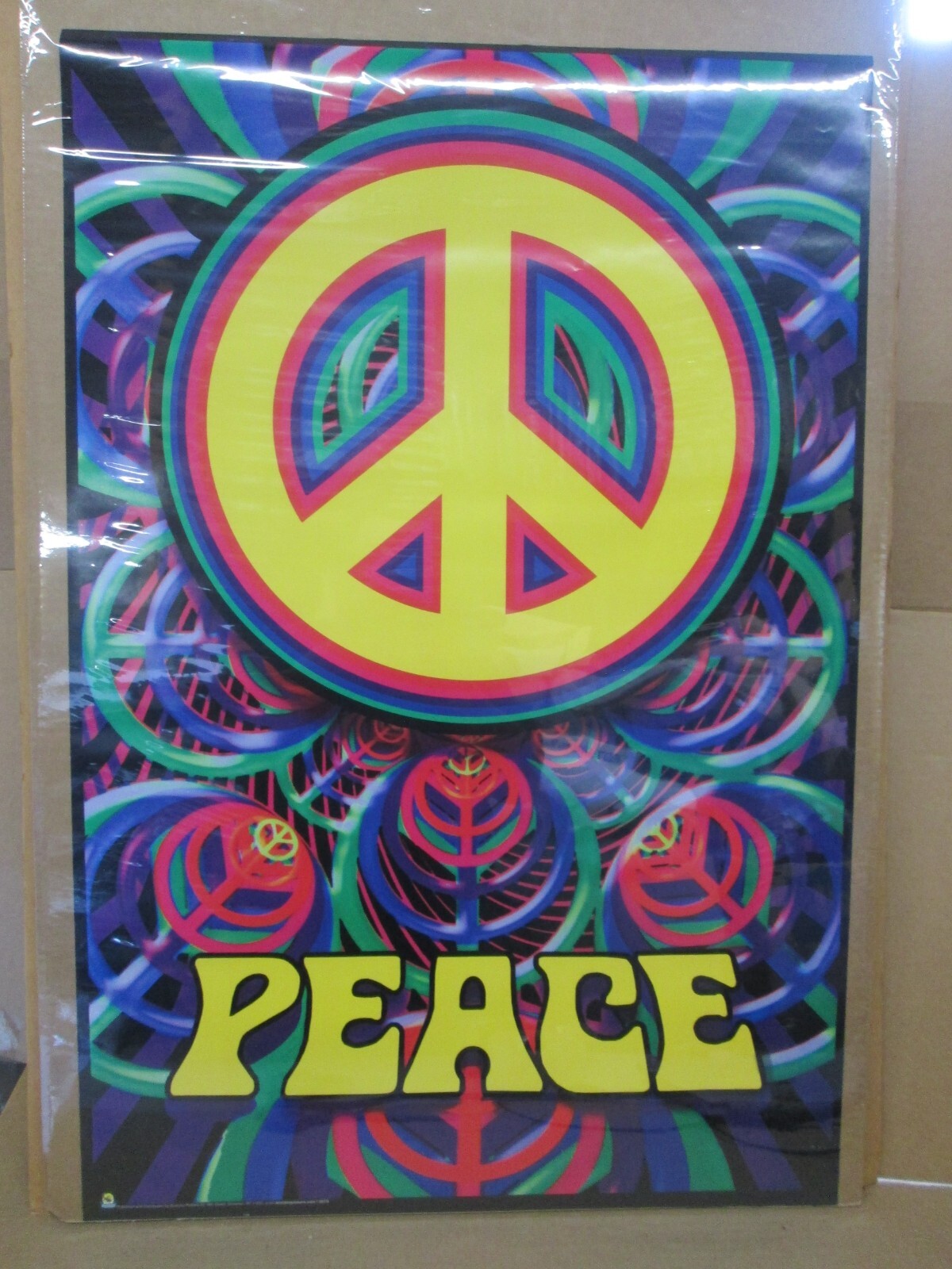 1996 vintage Psychedelic Peace フロッキーポスター 1996 vintage Psychedelic Peace フロッキーポスター - メルカリ