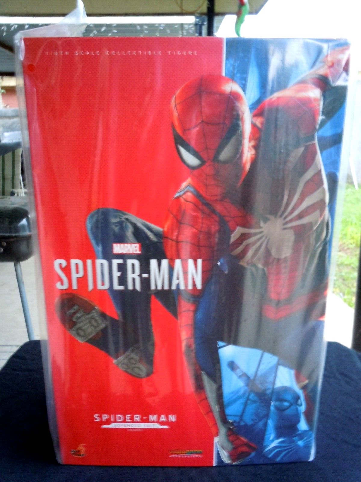 NEW Hot Toys VGM31 Marvels Spider-Man Advanced Suit 1/6 Action Figure PS4