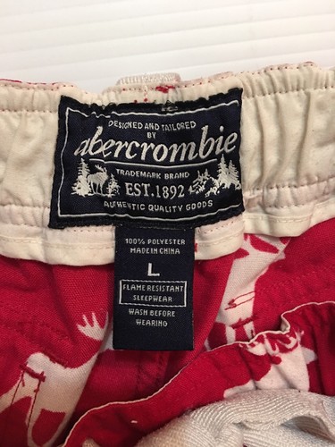 Abercrombie & Fitch Pajama Moose Lounge Pants Youth Large