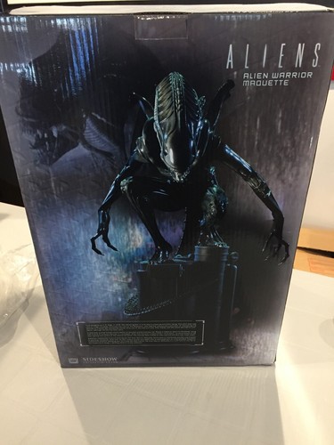 Sideshow Aliens Warrior Maquette Rare Grail!