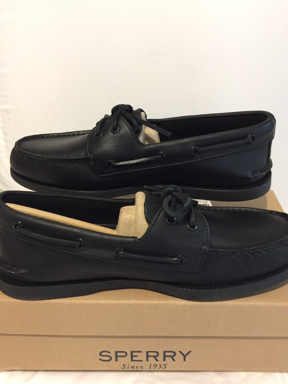 Sperry Top-Sider Black Leather casual 