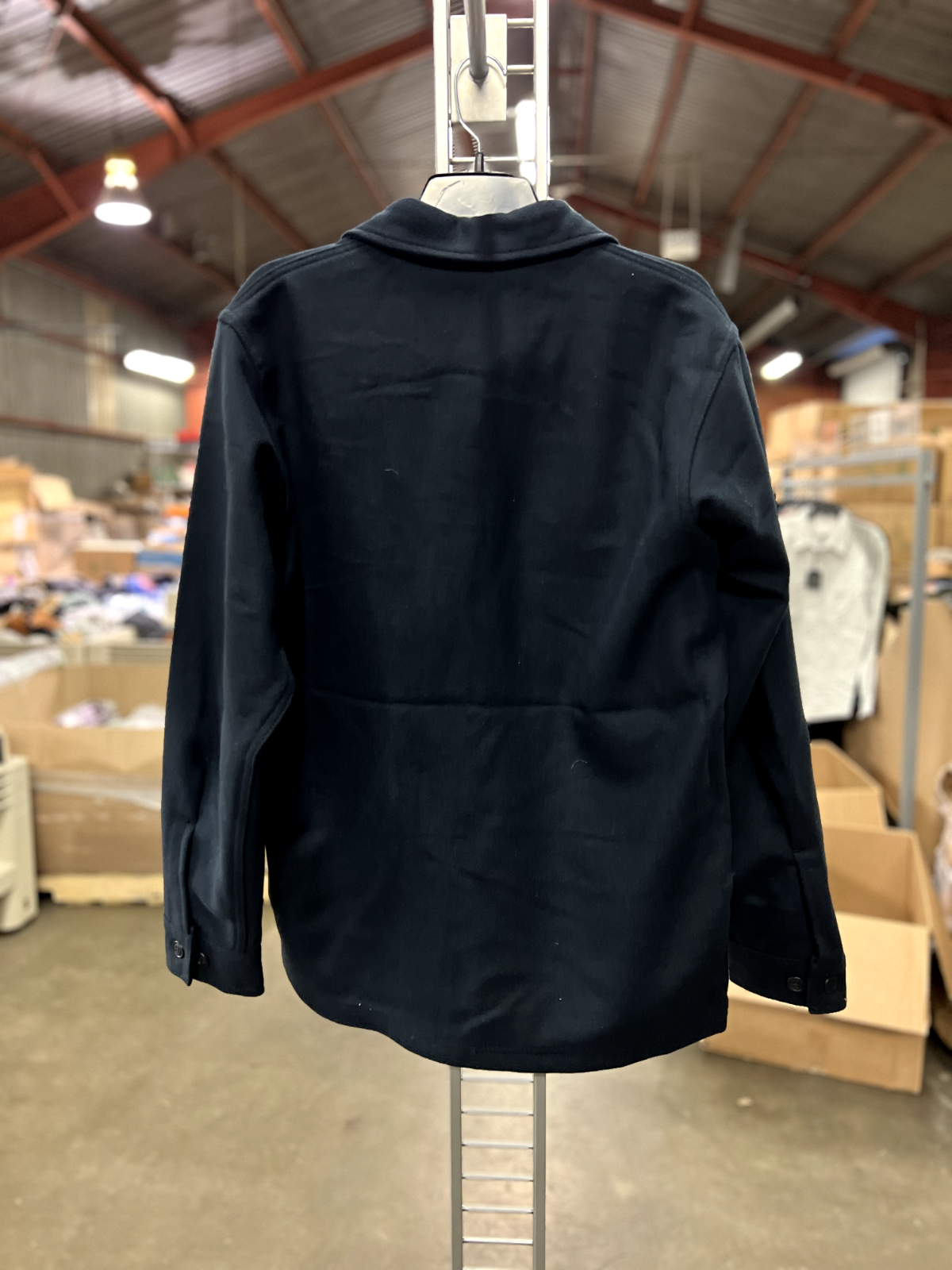 Pre-owned Filson Cc  Navy Blue Wool Jac Shirt Mens Small Outdoor Usa Flannel $395