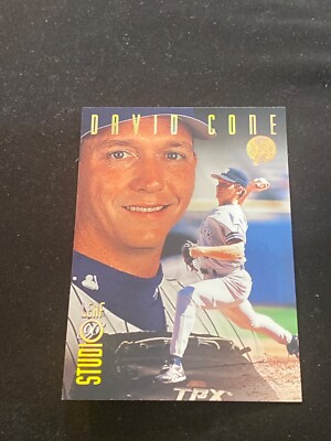 David Cone  1996 leaf studio gold #58 /500