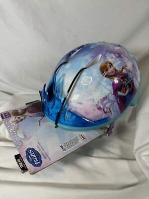 Walt Disney Frozen Bell Bike Helmet With Crown Elsa Anna And Olaf Age 3-5 Years 