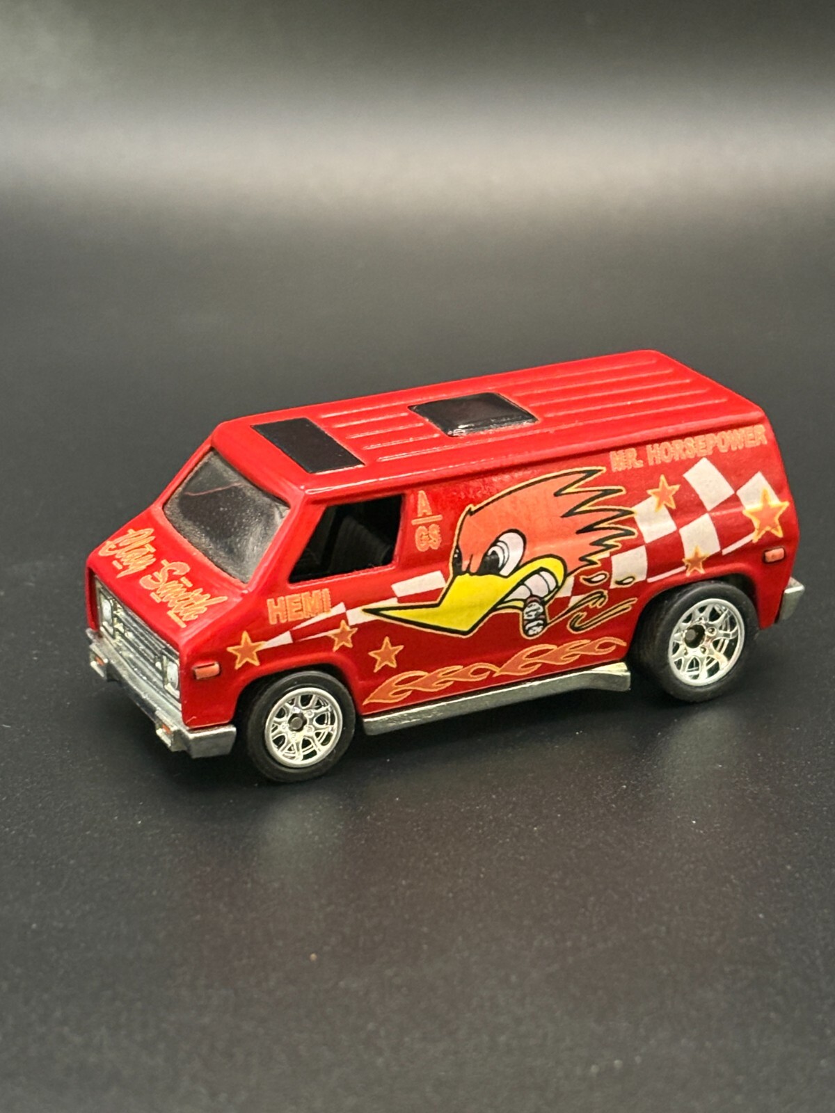 White Toner 1:64 Waterslide Decal for 66 Dodge A100 Van Horsepower Speed Cult