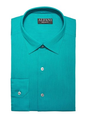 

Мужская классическая рубашка ALFANI с бирюзовым воротником S 14/14,5-32/33, Teal, 100027579MN