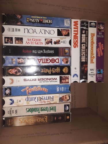 Lot of 15 VHS VINTAGE CLASSICS MOVIES, amazing titles,nice