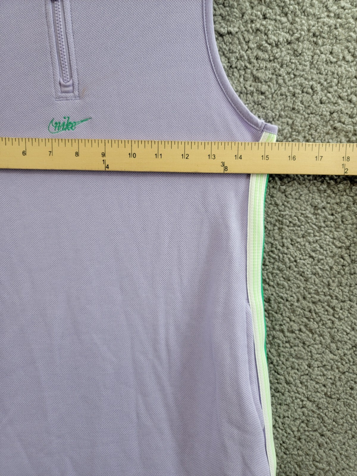 Nike Sportswear Mock-Neck Sleeveless Dress Big Girls L Light Purple Quarter Zip - Picture 5 of 15