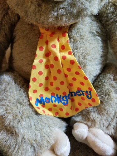 Hasbro Softies Monkgomery Talking Monkey Puppet 1986 WORKS