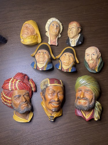 イギリス製ビンテージbosson heads Vintage Bossons' Heads—made in England—14 pieces | eBay