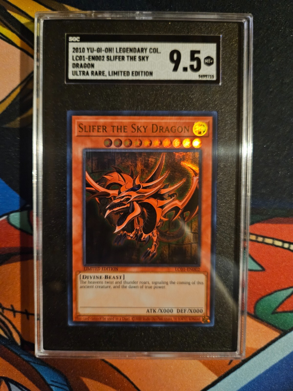 SGC 9.5MT+ Slifer The Sky Dragon LC01-EN002 25th anniversary