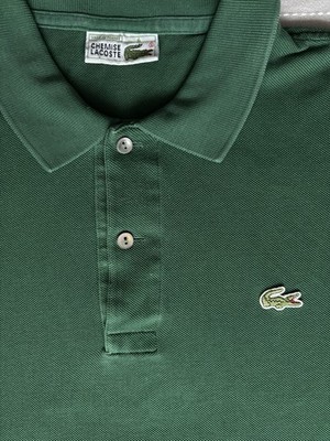 Polo Lacoste 🐊 Classic Vintage Collector Retro 80s 90s Mesh Polo Shirt / Vert 6