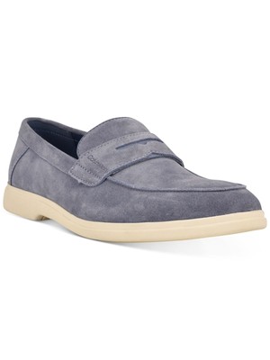 

CALVIN KLEIN Мужские светло-голубые лоферы без шнуровки Penny Comfort Trapper с круглым носком, Light blue, CMTRAPPER