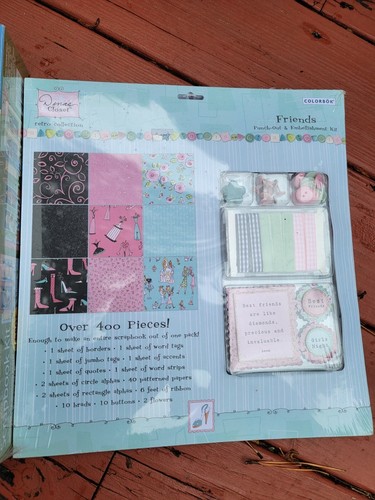 1500+ NEW The Complete Scrapbook Lot Kit  Pieces 12x12 Post Bound Album Colorbok