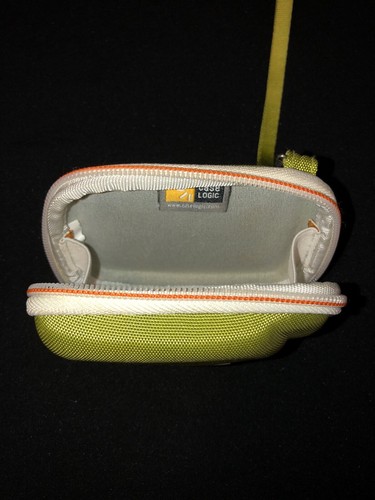 Case Logic ECB-1 EVA Compact Digital Camera Case Carry Bag Lime Green EUC