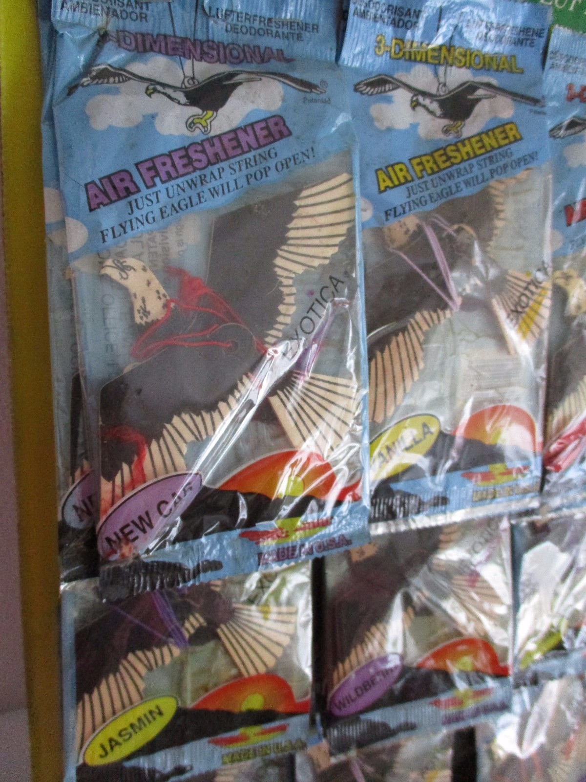 Vintage CAR AIR FRESHENER Exotica Cardboard Store Display 3-D 1997 Eagle USA
