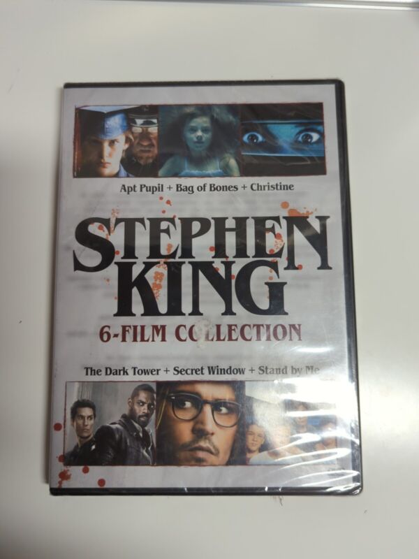 Stephen King 6-film Collection Dvd Set Dark Tower Secret Window Stand By Me(dvd)