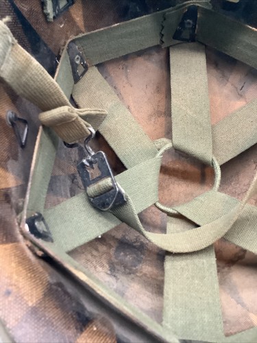 VINTAGE WW2 / KOREAN WAR ERA U.S. MARINE HELMET RARE! See Desc.For Detail 28
