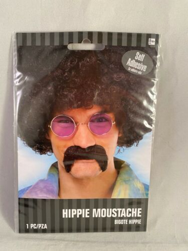 Brown Chest Hair Mustache Gnome Hippy Biker Costume Accessory Adult Halloween