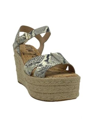 

SAM EDELMAN Женские серые эспадрильи Maura на танкетке 2 дюйма, 7,5 м, Серый, G3847L3