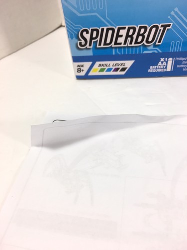 Do It Yourself SPIDERBOT Tech Kit Working Robot Crawling Action