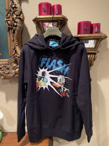 100% Authentic GUCCI Disney X Donald Duck Flash Hoodie 100% Authentic GUCCI Disney X Donald Duck Flash Hoodie
