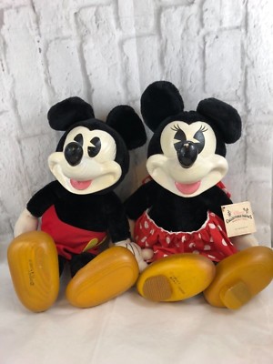vintage mickey and minnie dolls