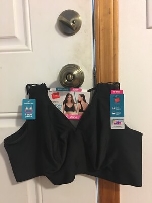 BRAND NEW WOMEN'S SIZE XXL+ PLUS HANES SIGNATURE COMFORT EVOLUTION WIRELESS BRA
