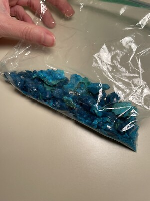 USA Seller ~ Bag Of Unstabilized Gemmy Blue Chrysocolla Rough ~ Gem Silica