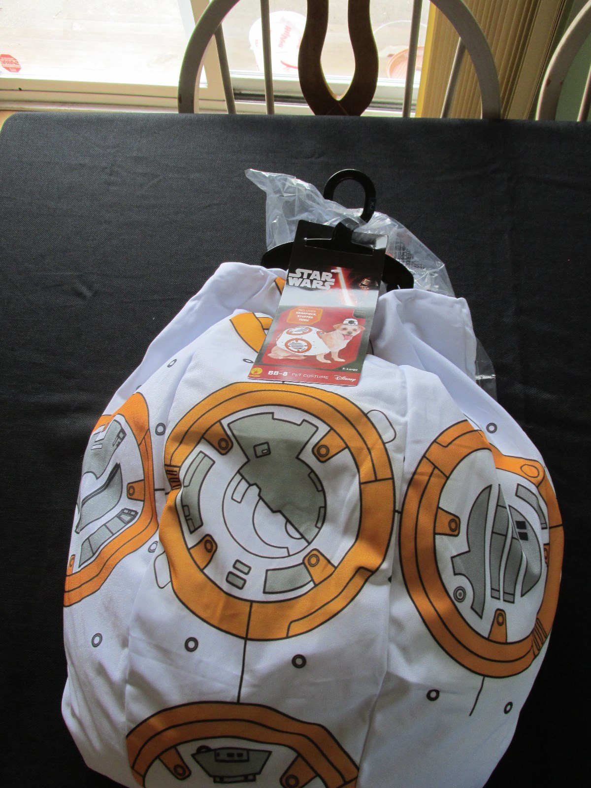 Star Wars Dog Costume BB-8 Medium or XL Headpiece and Stuffed Tunic Halloween