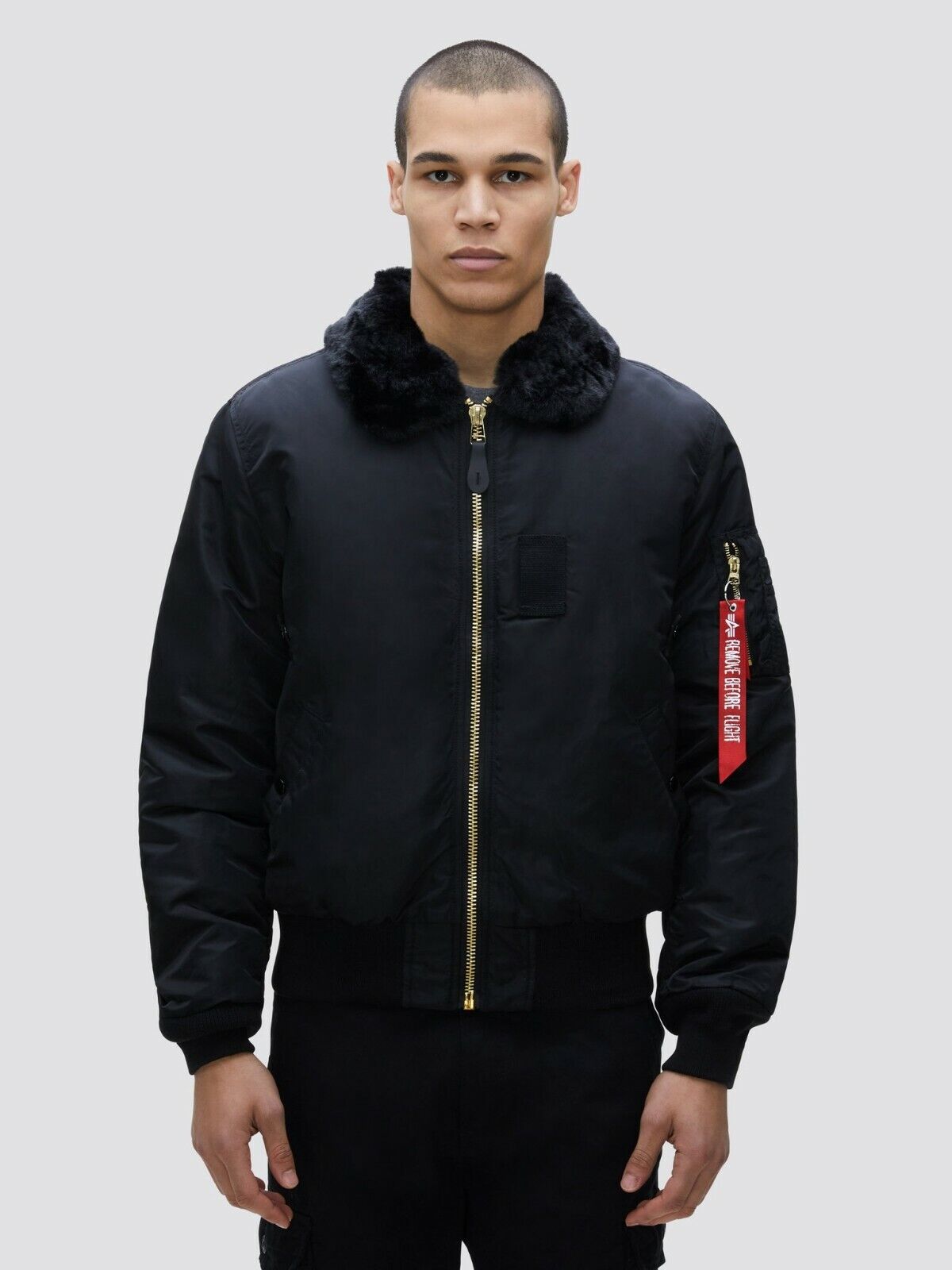 ALPHA INDUSTRIES SLIM FIT B-15 FLIGHT JACKET/BOMBER NYLON ALPHA INDUSTRIES SLIM FIT B-15 FLIGHT JACKET/BOMBER NYLON