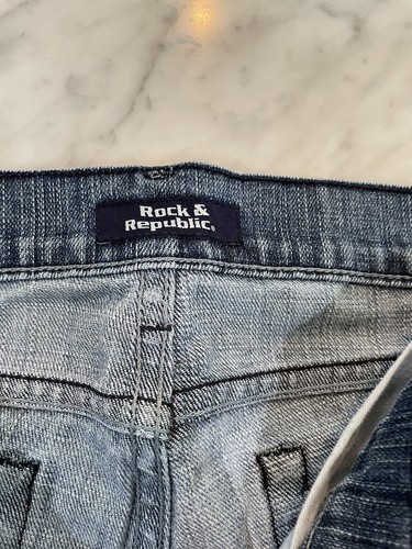 Victoria Beckham Rock Republic Women's Size 27 Straight Denim Long Flare Jeans